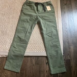 Gramicci NN Men’s Pants Olive Green Size 32 Organic Cotton